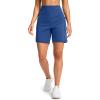 G Gradual Women’s 7”/9″ Bermuda Long Shorts with Pockets High Waisted Athletic Knee Length Shorts for Women Walking(Royal Blue)
