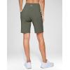 G Gradual Women’s 7”/9″ Bermuda Long Shorts with Pockets High Waisted Athletic Knee Length Shorts for Women Walking(Sage Green)