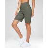 G Gradual Women’s 7”/9″ Bermuda Long Shorts with Pockets High Waisted Athletic Knee Length Shorts for Women Walking(Sage Green)
