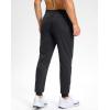 G Gradual Men’s Sweatpants with Zipper Pockets Stretch Tapered Joggers Quick Dry Athletic Workout Gym Pants for Men(Black Heather)