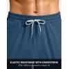 G Gradual Men’s Sweatpants with Zipper Pockets Stretch Tapered Joggers Quick Dry Athletic Workout Gym Pants for Men(Blue Heather)