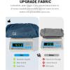 G Gradual Men’s Sweatpants with Zipper Pockets Stretch Tapered Joggers Quick Dry Athletic Workout Gym Pants for Men(Blue Heather)