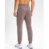 G Gradual Men’s Sweatpants with Zipper Pockets Stretch Tapered Joggers Quick Dry Athletic Workout Gym Pants for Men(Dark Pink Heather)