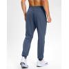 G Gradual Men’s Sweatpants with Zipper Pockets Stretch Tapered Joggers Quick Dry Athletic Workout Gym Pants for Men(Dusty Blue)