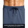 G Gradual Men’s Sweatpants with Zipper Pockets Stretch Tapered Joggers Quick Dry Athletic Workout Gym Pants for Men(Dusty Blue)