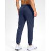 G Gradual Men’s Sweatpants with Zipper Pockets Stretch Tapered Joggers Quick Dry Athletic Workout Gym Pants for Men(Navy Heather)