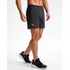 G Gradual Men’s Athletic Running Shorts 7″/5″/9″ Zipper Pocket Lightweight Workout Gym Quick Dry Shorts Golf Tennis Hiking(Black)