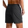 G Gradual Men’s Athletic Running Shorts 7″/5″/9″ Zipper Pocket Lightweight Workout Gym Quick Dry Shorts Golf Tennis Hiking(Black)