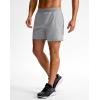 G Gradual Men’s Athletic Running Shorts 7″/5″/9″ Zipper Pocket Lightweight Workout Gym Quick Dry Shorts Golf Tennis Hiking(Bright Grey)