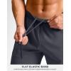 G Gradual Men’s Athletic Running Shorts 7″/5″/9″ Zipper Pocket Lightweight Workout Gym Quick Dry Shorts Golf Tennis Hiking(Dark Grey)