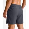 G Gradual Men’s Athletic Running Shorts 7″/5″/9″ Zipper Pocket Lightweight Workout Gym Quick Dry Shorts Golf Tennis Hiking(Dark Grey)
