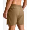 G Gradual Men’s Athletic Running Shorts 7″/5″/9″ Zipper Pocket Lightweight Workout Gym Quick Dry Shorts Golf Tennis Hiking(Dark Khaki)