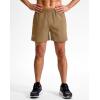 G Gradual Men’s Athletic Running Shorts 7″/5″/9″ Zipper Pocket Lightweight Workout Gym Quick Dry Shorts Golf Tennis Hiking(Dark Khaki)
