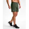 G Gradual Men’s Athletic Running Shorts 7″/5″/9″ Zipper Pocket Lightweight Workout Gym Quick Dry Shorts Golf Tennis Hiking(Dark Olive)