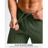 G Gradual Men’s Athletic Running Shorts 7″/5″/9″ Zipper Pocket Lightweight Workout Gym Quick Dry Shorts Golf Tennis Hiking(Dark Olive)