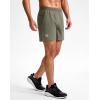 G Gradual Men’s Athletic Running Shorts 7″/5″/9″ Zipper Pocket Lightweight Workout Gym Quick Dry Shorts Golf Tennis Hiking(Grey Sage)
