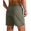 G Gradual Men’s Athletic Running Shorts 7″/5″/9″ Zipper Pocket Lightweight Workout Gym Quick Dry Shorts Golf Tennis Hiking(Grey Sage)