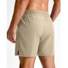 G Gradual Men’s Athletic Running Shorts 7″/5″/9″ Zipper Pocket Lightweight Workout Gym Quick Dry Shorts Golf Tennis Hiking(Khaki)