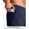 G Gradual Men’s Athletic Running Shorts 7″/5″/9″ Zipper Pocket Lightweight Workout Gym Quick Dry Shorts Golf Tennis Hiking(Navy)