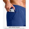 G Gradual Men’s Athletic Running Shorts 7″/5″/9″ Zipper Pocket Lightweight Workout Gym Quick Dry Shorts Golf Tennis Hiking(Royal Blue)