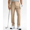 G Gradual Men’s Golf Pants with 5 Pockets 30″/32″/34″ Quick Dry Lightweight Stretch Work Dress Pants Casual Slacks for Men(Khaki)