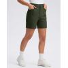 G Gradual 5″ Women’s Golf Shorts Stretchy Lightweight Outdoor Hiking Shorts with Pockets Shorts for Women Casual Summer(Olive)