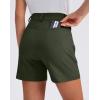 G Gradual 5″ Women’s Golf Shorts Stretchy Lightweight Outdoor Hiking Shorts with Pockets Shorts for Women Casual Summer(Olive)