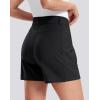 G Gradual Women’s 5″ Golf Hiking Shorts with Deep Pockets Stretchy Outdoor Womens Shorts Dressy Casual Walking Travel(Black)