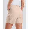 G Gradual Women’s 5″ Golf Hiking Shorts with Deep Pockets Stretchy Outdoor Womens Shorts Dressy Casual Walking Travel(Oatmeal Khaki)