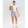 G Gradual Women’s 5″ Golf Hiking Shorts with Deep Pockets Stretchy Outdoor Womens Shorts Dressy Casual Walking Travel(Sleet)