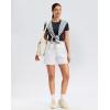 G Gradual Women’s 5″ Golf Hiking Shorts with Deep Pockets Stretchy Outdoor Womens Shorts Dressy Casual Walking Travel(White)
