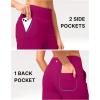 G Gradual Women’s Bermuda Long Shorts 14″ Knee Length Capris with Pockets High Waisted Athletic Casual Shorts for Women(Rose)