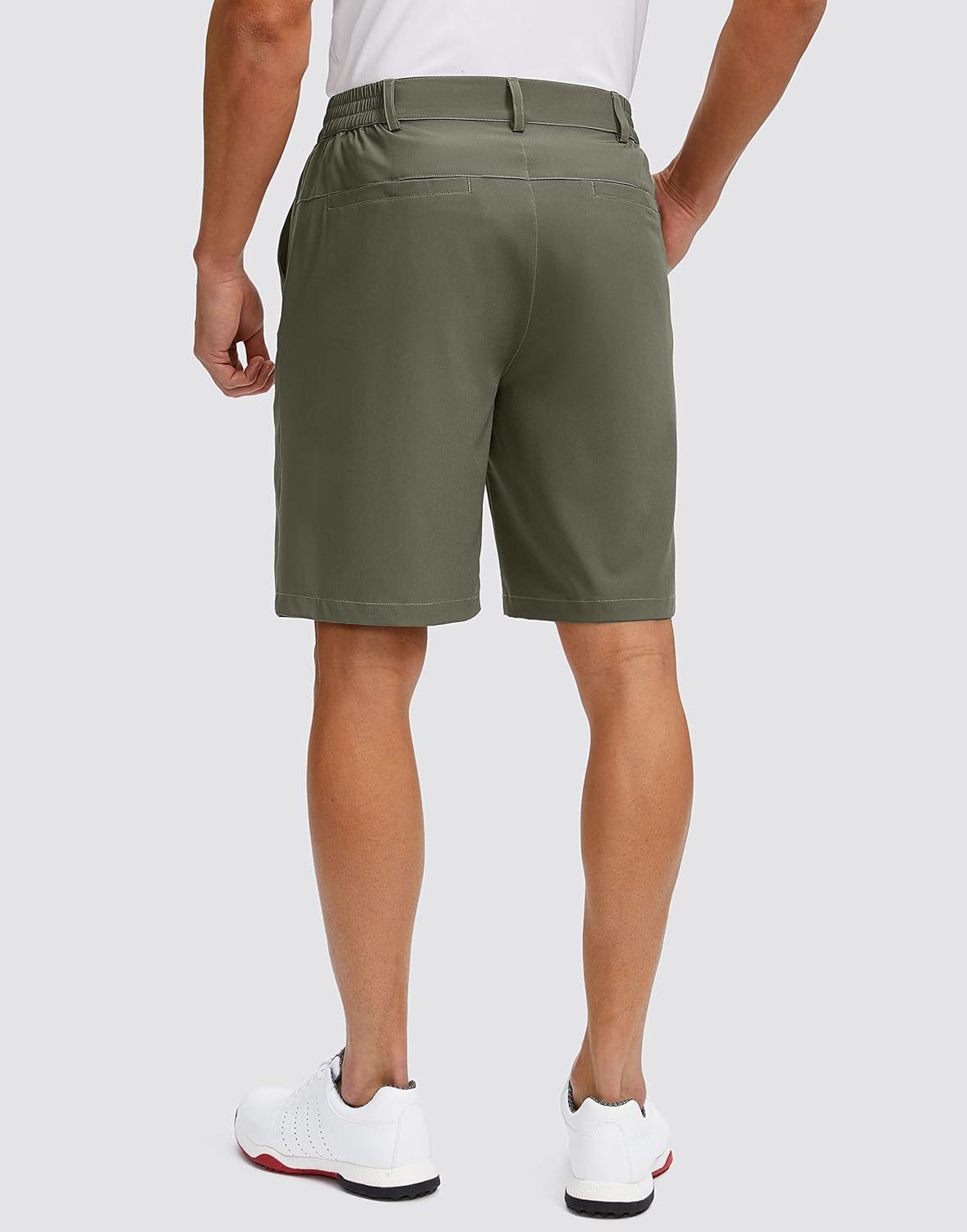 imageG Gradual Mens Golf Shorts with 5 Pockets 9 Light Weight Stretch Quick Dry Casual Dress Work Shorts for MenSage