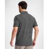 G Gradual Mens Golf Shirt Dry Fit Moisture Wicking Perfomance Short Sleeve Striped Polo Shirts for Men Dressy Casual(Black Stripe)