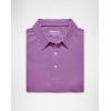 G Gradual Mens Golf Shirt Dry Fit Moisture Wicking Perfomance Short Sleeve Striped Polo Shirts for Men Dressy Casual(Pink Purple Stripe)