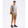 G Gradual Men’s Golf Shorts 11″ Long with 4 Pockets Lightweight Knee Length Elastic Waist Quick Dry Casual Dress Work Shorts(Dark Khaki)