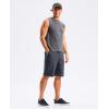 G Gradual Men’s Golf Shorts 11″ Long with 4 Pockets Lightweight Knee Length Elastic Waist Quick Dry Casual Dress Work Shorts(Iron Grey)