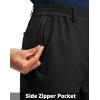 G Gradual Men’s Golf Shorts with 5 Pockets 9″ Light Weight Stretch Quick Dry Casual Dress Work Shorts for Men(Black)
