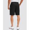 G Gradual Men’s Golf Shorts with 5 Pockets 9″ Light Weight Stretch Quick Dry Casual Dress Work Shorts for Men(Black)