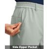G Gradual Men’s Golf Shorts with 5 Pockets 9″ Light Weight Stretch Quick Dry Casual Dress Work Shorts for Men(Bright Grey)