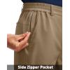 G Gradual Men’s Golf Shorts with 5 Pockets 9″ Light Weight Stretch Quick Dry Casual Dress Work Shorts for Men(Dark Khaki)