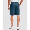 G Gradual Men’s Golf Shorts with 5 Pockets 9″ Light Weight Stretch Quick Dry Casual Dress Work Shorts for Men(Dusty Blue)