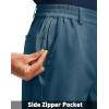 G Gradual Men’s Golf Shorts with 5 Pockets 9″ Light Weight Stretch Quick Dry Casual Dress Work Shorts for Men(Dusty Blue)