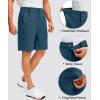 G Gradual Men’s Golf Shorts with 5 Pockets 9″ Light Weight Stretch Quick Dry Casual Dress Work Shorts for Men(Dusty Blue)