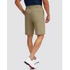 G Gradual Men’s Golf Shorts with 5 Pockets 9″ Light Weight Stretch Quick Dry Casual Dress Work Shorts for Men(Dusty Khaki)