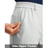 G Gradual Men’s Golf Shorts with 5 Pockets 9″ Light Weight Stretch Quick Dry Casual Dress Work Shorts for Men(Glacier Grey)