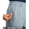 G Gradual Men’s Golf Shorts with 5 Pockets 9″ Light Weight Stretch Quick Dry Casual Dress Work Shorts for Men(Light Grey)