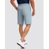 G Gradual Men’s Golf Shorts with 5 Pockets 9″ Light Weight Stretch Quick Dry Casual Dress Work Shorts for Men(Light Grey)