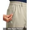 G Gradual Men’s Golf Shorts with 5 Pockets 9″ Light Weight Stretch Quick Dry Casual Dress Work Shorts for Men(Light Khaki)