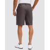 G Gradual Men’s Golf Shorts with 5 Pockets 9″ Light Weight Stretch Quick Dry Casual Dress Work Shorts for Men(Purple)